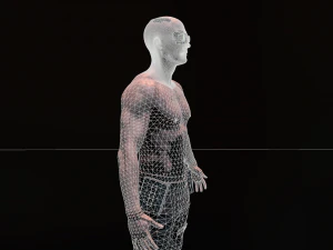 Cyberpunk Male 3D Model