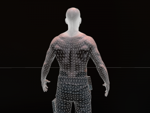 Cyberpunk Male 3D Model