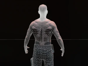 Cyberpunk Male 3D Model