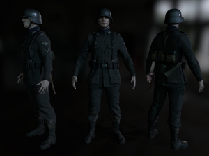 Wehrmacht soldier 3D-Modell
