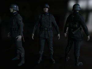 Wehrmacht soldier 3D Model