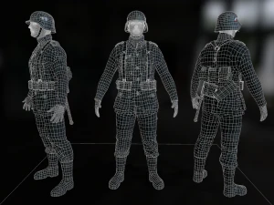 Wehrmacht soldier 3D Model