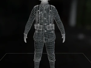 Wehrmacht soldier 3D Model