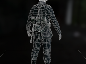 Wehrmacht soldier 3D Model