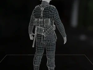 Wehrmacht soldier 3D Model