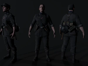 Soldado da Wehrmacht 2 Modelo 3D