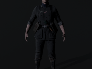 Wehrmacht soldier 2 3Dモデル