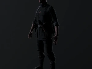 Wehrmacht soldier 2 3D Model