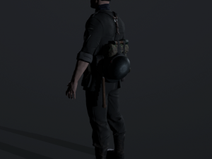 Wehrmacht soldier 2 3Dモデル
