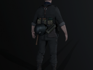 Wehrmacht soldier 2 3Dモデル