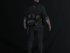 Wehrmacht soldier 2 3D Model