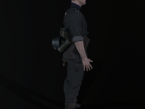 Wehrmacht soldier 2 3Dモデル