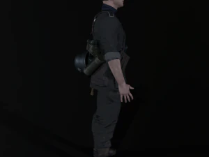 Wehrmacht soldier 2 3D Model