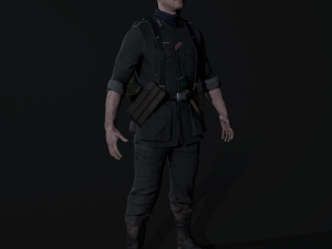 Wehrmacht soldier 2 3Dモデル