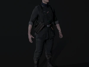 Wehrmacht soldier 2 3D Model