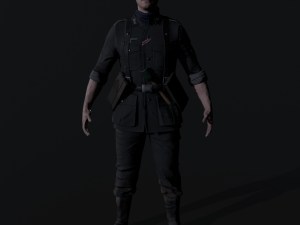 Wehrmacht soldier 2 3Dモデル