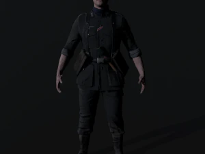 Wehrmacht soldier 2 3D Model