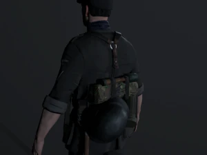 Wehrmacht soldier 2 3D Model