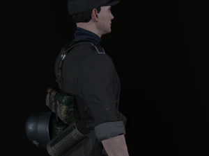 Wehrmacht soldier 2 3D Model
