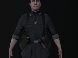 Wehrmacht soldier 2 3Dモデル