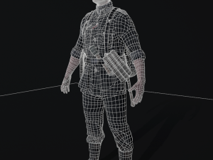 Wehrmacht soldier 2 3Dモデル