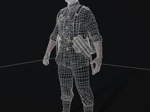 Wehrmacht soldier 2 3D Model