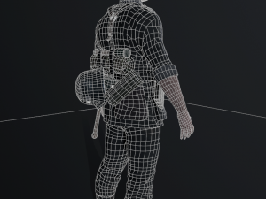 Wehrmacht soldier 2 3Dモデル