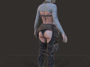 Wasteland Girl Modello 3D