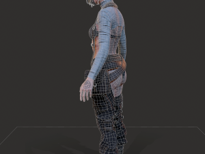 Wasteland Girl Modello 3D