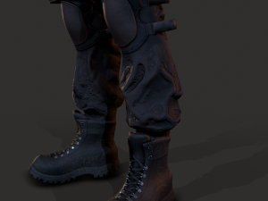 Wasteland Girl Modello 3D