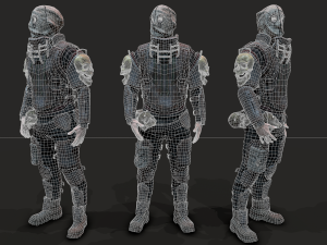 Wasteland man Modèle 3D