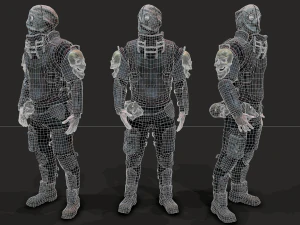 Wasteland man 3D Model