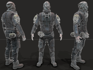 Wasteland man Modèle 3D