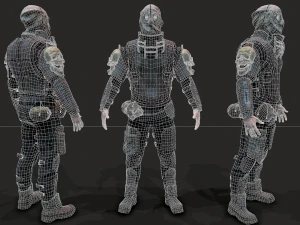 Wasteland man 3D Model