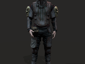 Wasteland man Modèle 3D