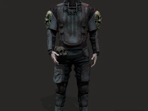 Wasteland man 3D Model