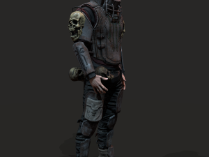 Wasteland man Modèle 3D