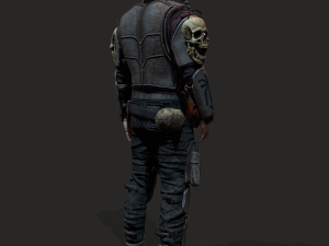 Wasteland man Modèle 3D