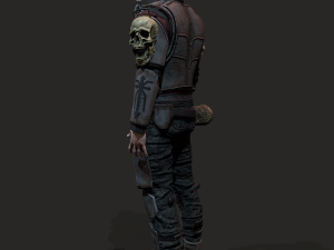 Wasteland man Modèle 3D