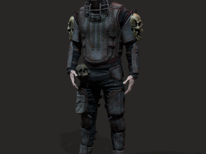 Wasteland man Modèle 3D