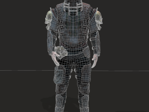 Wasteland man Modèle 3D