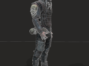 Wasteland man Modèle 3D