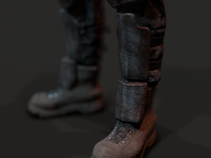 Wasteland man Modèle 3D