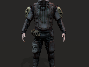 Wasteland man Modèle 3D