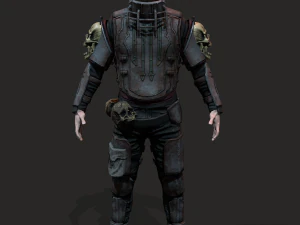 Wasteland man 3D Model