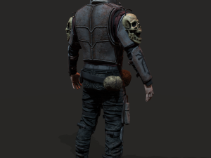 Wasteland man Modèle 3D