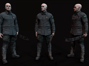 Wasteland male 3D Model