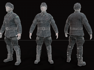 Wasteland male 3D Model