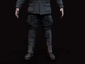 Wasteland male 3D Model