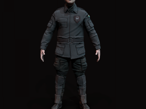 Wasteland male 3D Model